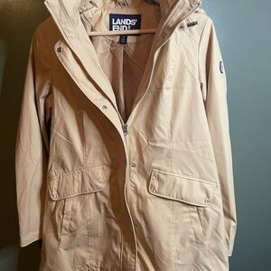 Lands' End Tan Lightweight Jacket